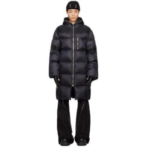 릭오웬스 패딩 Moncler    블랙 다운 코트 241232M178004
