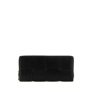 BOTTEGA VENETA 인트레치아토 레더 집어라운드 지갑 1962254