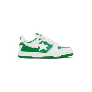 BAPE 스니커즈 그린 SK8 스타  1 스니커즈 241546M237025