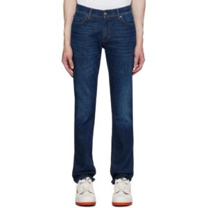 아크네 청바지 블루 노스 데님 진 232129M186027