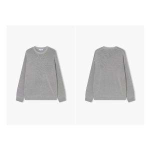 리버클래시 25S/S 그레이 보카시 라운드 니트 LLS51583