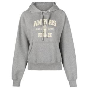 AMI Paris 로고 프린트 오가닉 코튼 후디 USW210747