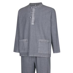 남성 간절기 생활한복 상하의 세트 SS-HBA-Q006-그레이