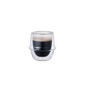 킨토 크로노스 카페 이중내열유리 에스프레소 컵(잔) 80ml