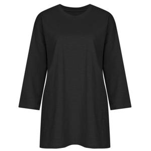 루즈핏 국산 슬럽 박스 7부 면티셔츠 DAI-WSH-1012-블랙