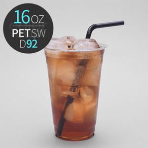 [소분] PET 16온스 D92 SW 아이스 음료 투명컵 50개