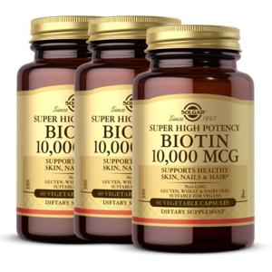 솔가 비오틴 10,000 MCG 60베지캡슐 X3