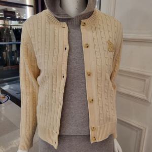 [BCBG] 비씨비지 봄24 코튼 케이블 라운드넥 가디건 B4A2K216