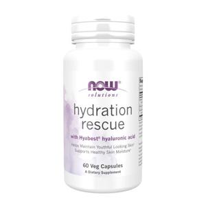 나우  Solutions  하이드레이션  Rescue  with  Hyabest  히알루론산  60  식물성캡슐