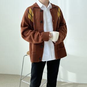 남자 빅사이즈 남자가디건 가디건DJ-CA-S2LCHE1010M-스카이블루