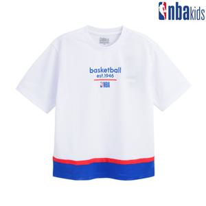 NBA 컬러블록 폴리메쉬 티셔츠 (K212TS130P)