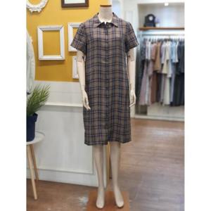 BCBG 세이브존01 안토니오 체크 마원피스 B4B4O618
