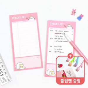 아트박스/퍼니디 오구패밀리 점착 체크리스트