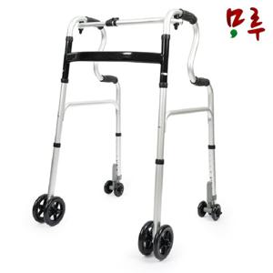 라온아띠 성인용 보행기 KCS-211 검정 걷기 재활 연습 보행기