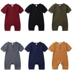 6칼라 반팔 골지 아동 우주복 204374-머스타드70