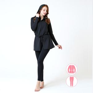 베이직엘르 루즈핏롱후드집업래쉬가드 세트 BEL-T235K+BEL-T255K