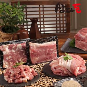 삼다돈 제주 흑돼지 구이 찌개 불고기용 세트 총3kg