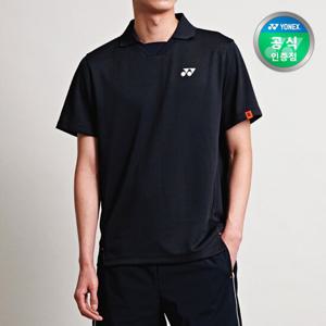 요넥스 테니스 게임웨어 반팔 티셔츠 남성용 블랙 245TS007M