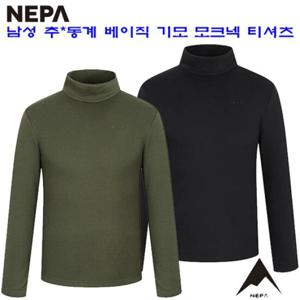[네파][티셔츠 목폴라티셔츠](7J75453) 남성 가을겨울 베이직 기모 모크넥 티셔츠