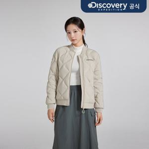 디스커버리 여성 디하스 튜브 구스다운 경량패딩 (BEIGE) DWDJ80046-BGS