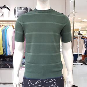 [루이까스텔]남성양두조직민자조합라운드스웨터/7MDSW402J