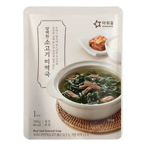 아워홈 담백한 소고기미역국 300g X 24개