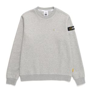 N244USW950 폴리카터 스몰로고 맨투맨 GREY