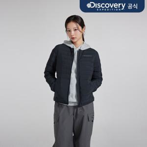 디스커버리 여성 픽시버G U넥 구스다운 경량패딩 (BLACK) DWDJ74046-BKS