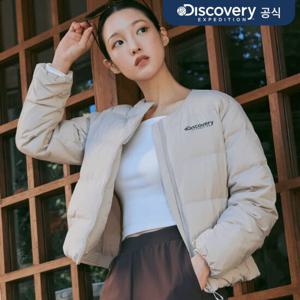 디스커버리 여성 픽토르U 구스다운 경량패딩 (L/BEIGE) DWDJ8P046-BGL