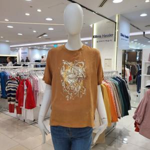 [올리비아하슬러]원포인트프린트티셔츠OHDMTS133MU