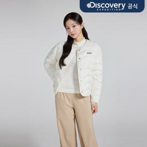 디스커버리 여성 벨라 구스다운 경량패딩 (CREAM) DWDJ91046-CRS