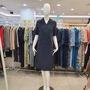 [올리비아하슬러]배색스티치포인트카라원피스OHDMOP902DN