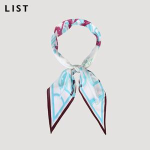 [리스트] 도트 레터링 배색 스카프_TSASFO72020_WI