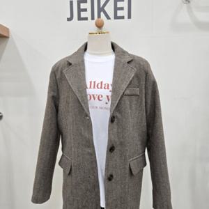 [제이케이]제이케이 헤링본 하프 자켓 JNNJK001B03