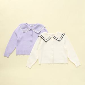 [로엠걸즈(아동)]세일러 카라 니트 가디건RGCK24W1P-MA