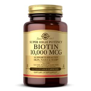 [해외직구] 솔가 비오틴 10,000 mcg 60 캡슐