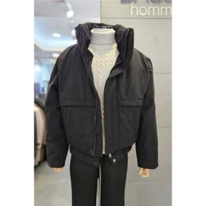 바쏘옴므 세이브존03 바쏘옴므 24F/W 불랙 하이넥 SIBERIAN 구스다운 푸퍼 점퍼 WSYAG4UA59ABKA