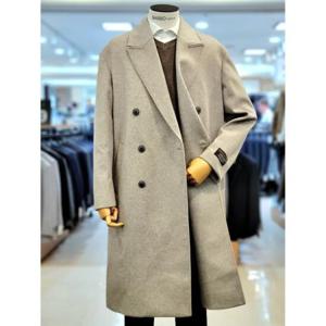 바쏘옴므 세이브존03 바쏘옴므 23FW  울 블렌드 오버핏 더블코트 WSAGX4CD22AA