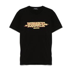 디스퀘어드2 반팔 티셔츠 S71GD1552 S23009900 Black