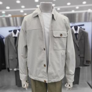 [앤드지]밑단 스트링 세미오버핏 셔츠형 자켓 BZF2WC1101 IV