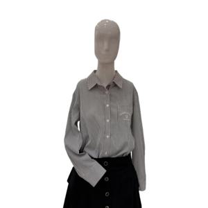 [숲]스트라이프 카라 긴팔 셔츠 (SB3LS36A)