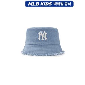 MLB키즈 바시티 데님 버킷햇 (7AHTV015N50WHS)