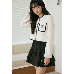 [에고이스트][BLUE LABEL] 라운드넥 트위드크롭 자켓 (ER2OJK01)