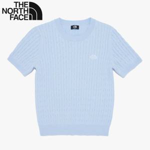 노스페이스 NT7AR30C 여성 홀리데이 반팔 스웨터 니트 KR