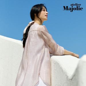 아뜰리에마졸리 25SS 베일 시어 롱 셔츠 1종 [런칭 가격 79,900원]