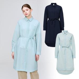 [아이더] 25SS LINEN LOOK (린넨 룩)   긴팔 롱 원피스 셔츠 DWM25460
