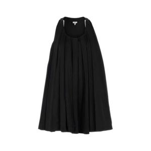 로에베 여성 블랙 Satin 미니 새틴 드레스 S359Y09XH1 BLACK