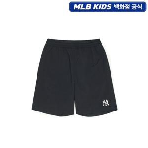[MLB KIDS] 스티치 포인트 나일론 5부 팬츠 - BKS(블랙) (7ASMB0253)