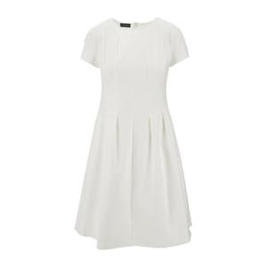 엠포리오아르마니 화이트 A라인 플리츠 원피스 EW000858 TE1000