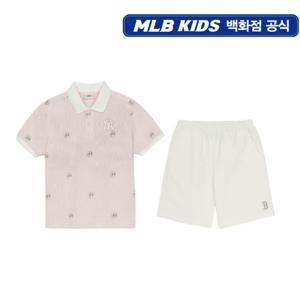 MLB키즈 모노베어 카라 세트(PQC0SPB0) (7APQC0153PKLSET)